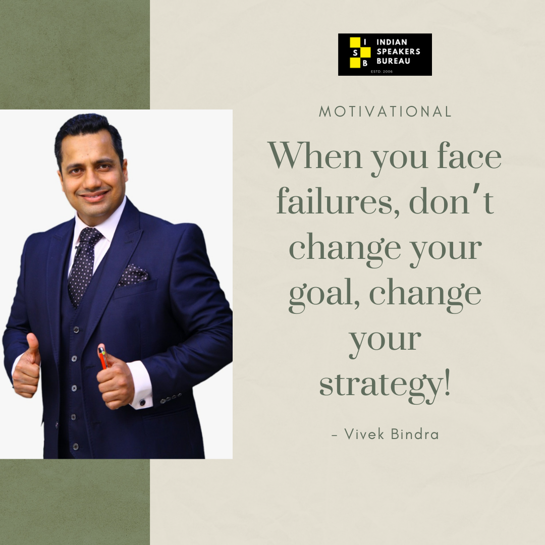 inspiring life and quotes of Dr. Vivek Bindra, leading Motivational Speaker  and business coach - Indian Speaker Bureau features the best Public  Speakers in India - Blog