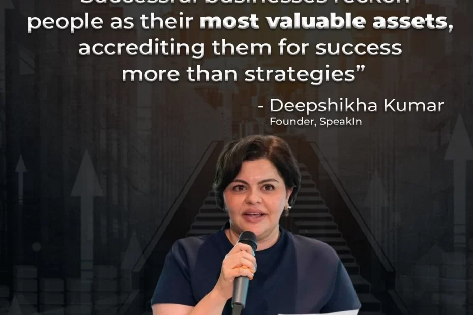 Deepshikha Kumar is a woman entrepreneur, the founder, and CEO of SpeakIn, and is a published author, TEDx Speaker, and award-winning female entrepreneur. Deepshikha is a B.Tech. in IT from Delhi University and is an alumnus of the ISB, Hyderabad, and the Wharton School of Business. She is also a bonafide Member of TiE - Global and Young FICCI Ladies Organization and continues to inspire young entrepreneurs with her zeal and entrepreneurial spirit. Passionate about education, Deepshikha serves as an honorary faculty for leading Business Schools and writes actively on industry interests for Economic Times and association journals.