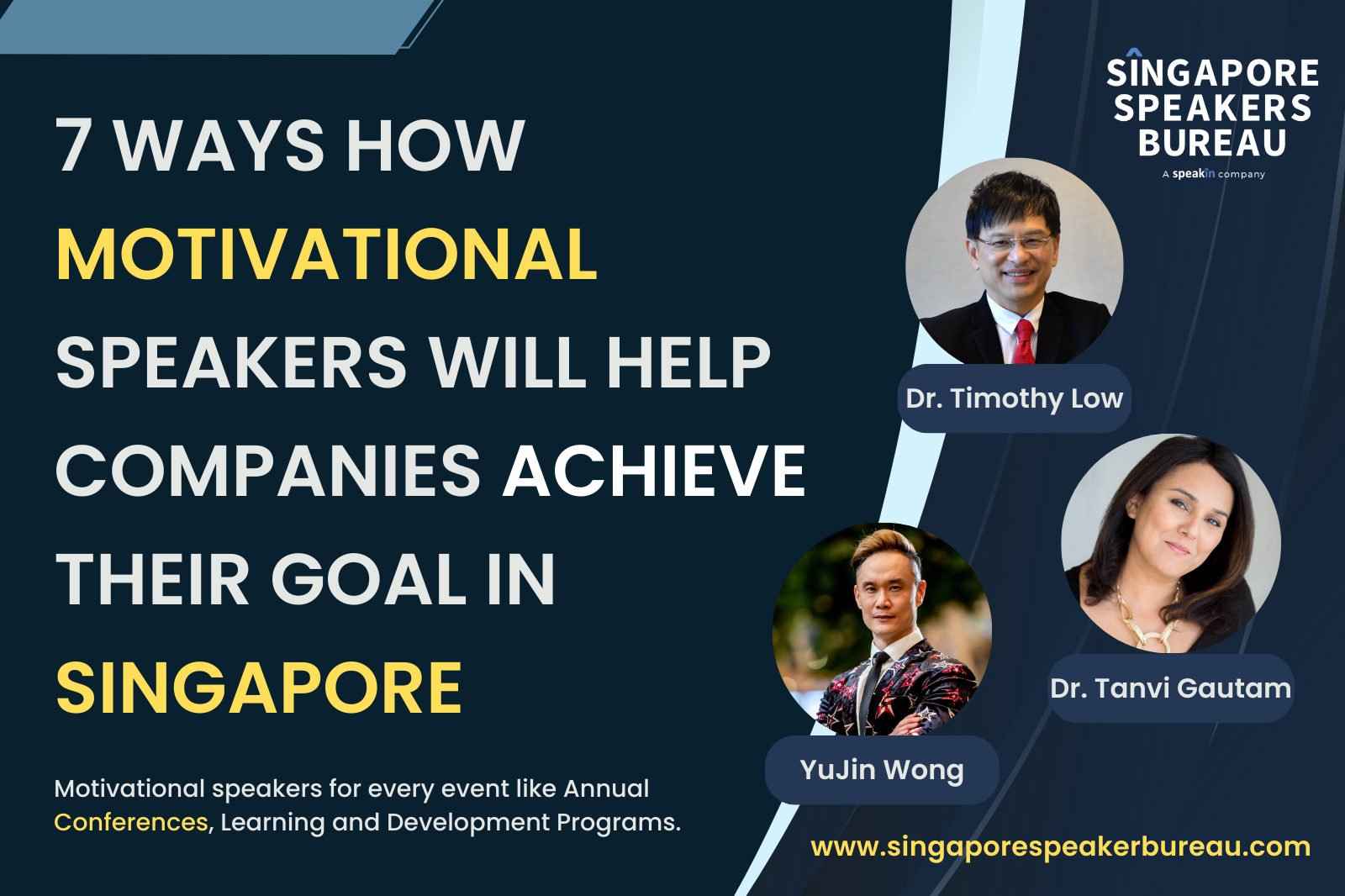 7 Ways how motivational speakers will help companies achieve their goal in Singapore