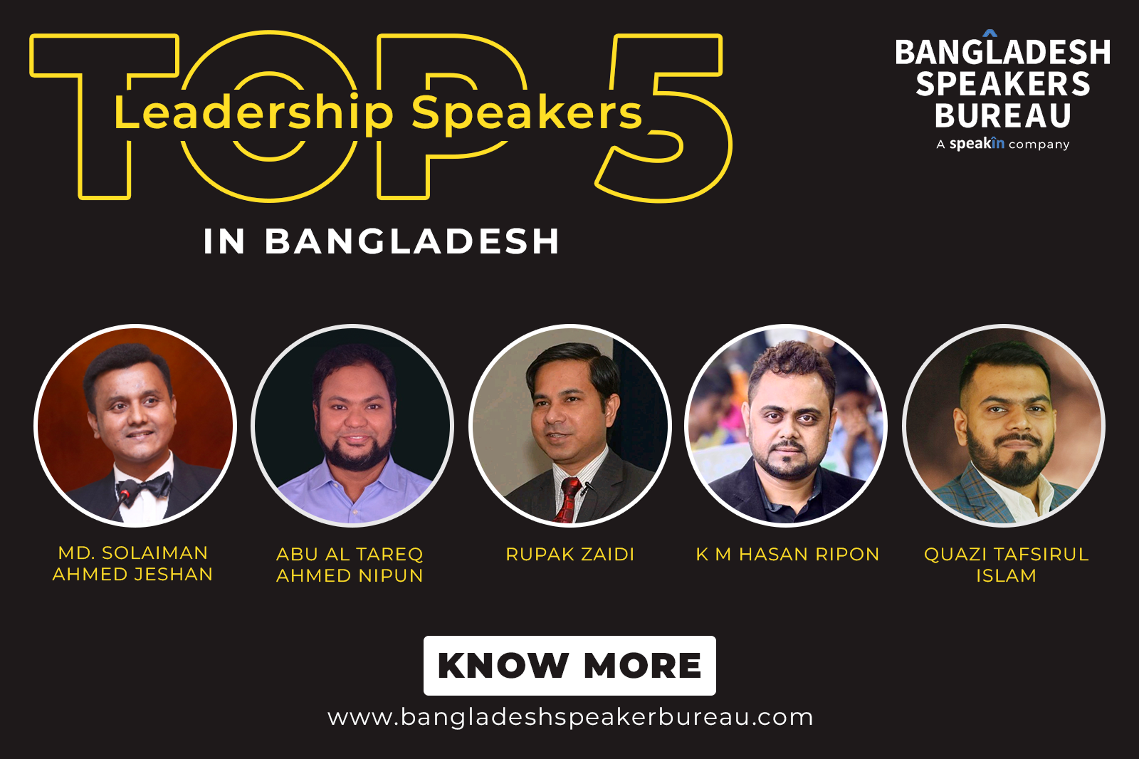 Top 5 Leadership Speakers in Bangladesh