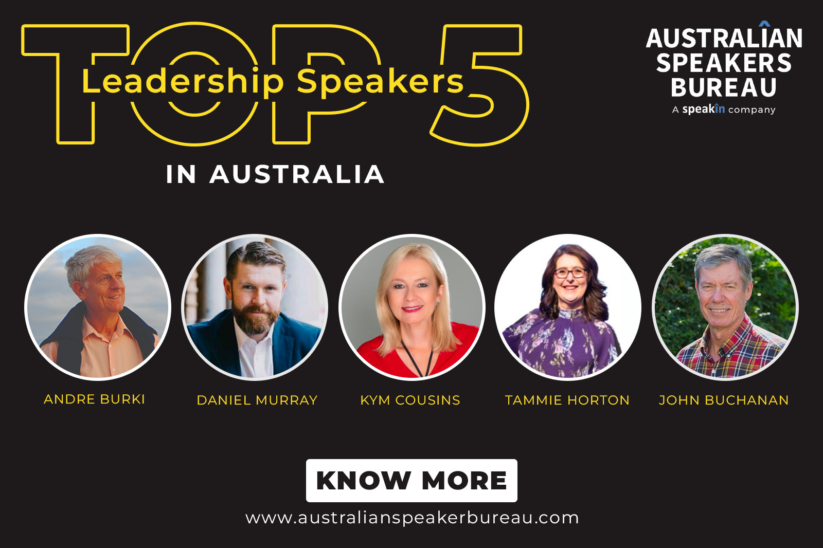 Top 5 Leadership Speakers in Australia