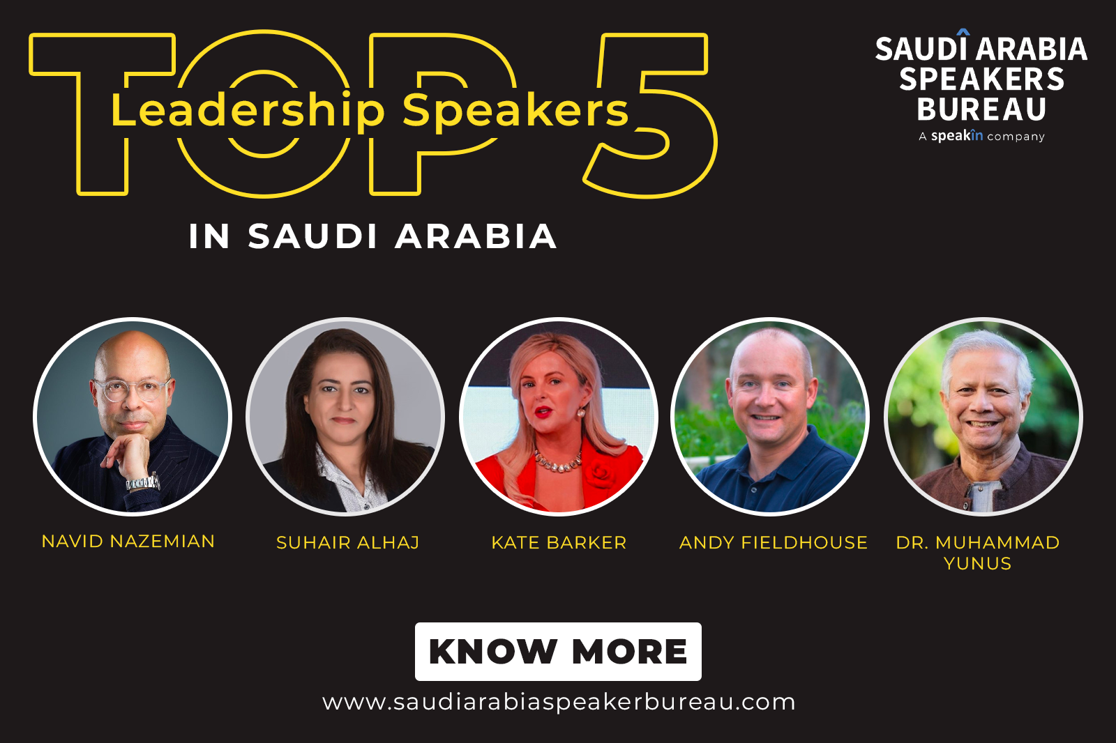 Top 5 Leadership Speakers in Saudi Arabia