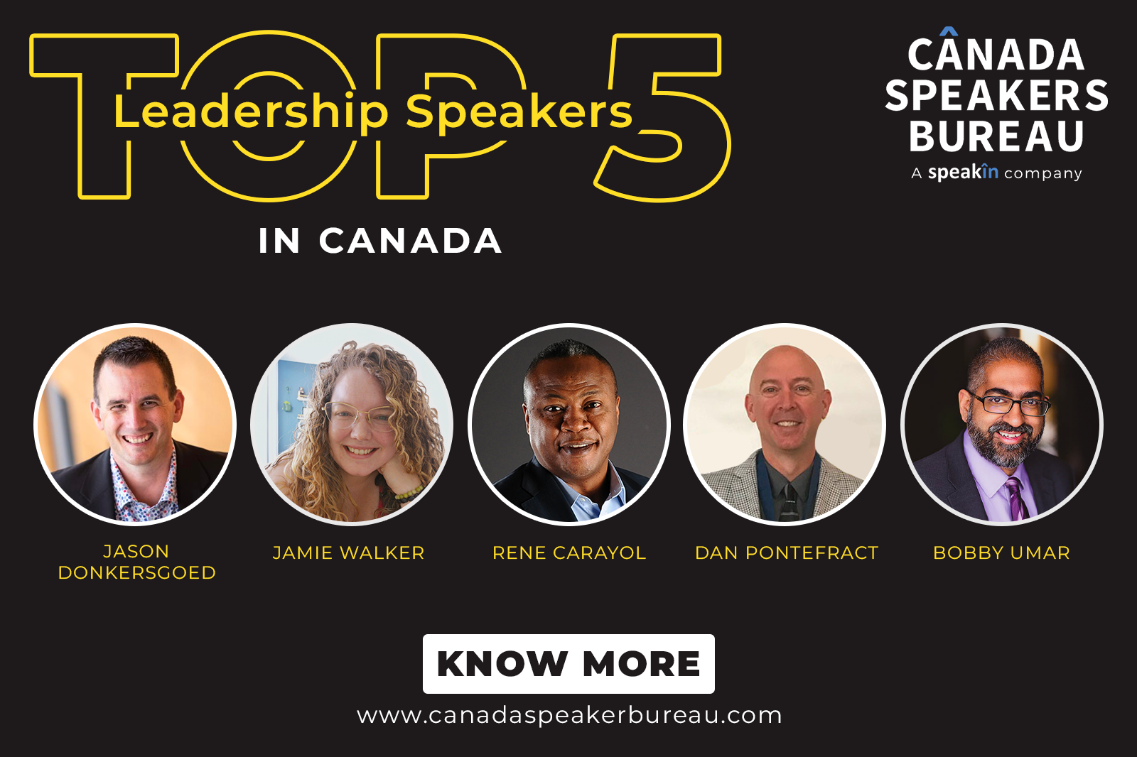 Top 5 Leadership Speakers in Canada