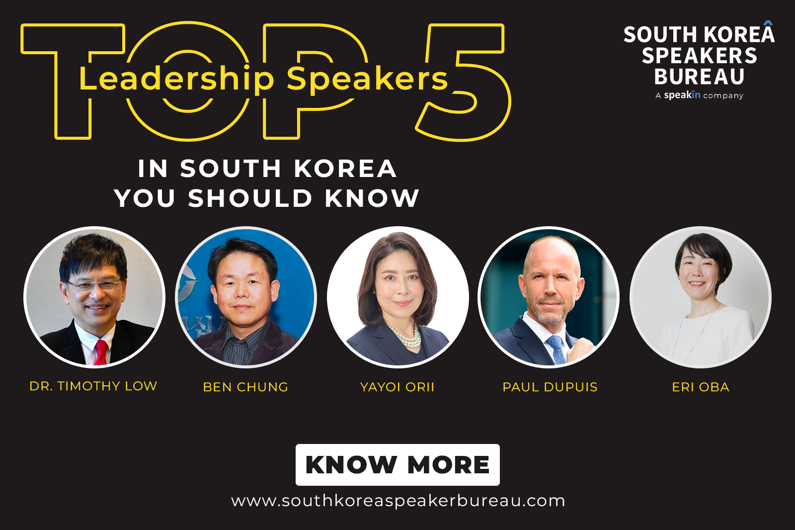 Top 5 Leadership Speakers in South Korea You Should Know