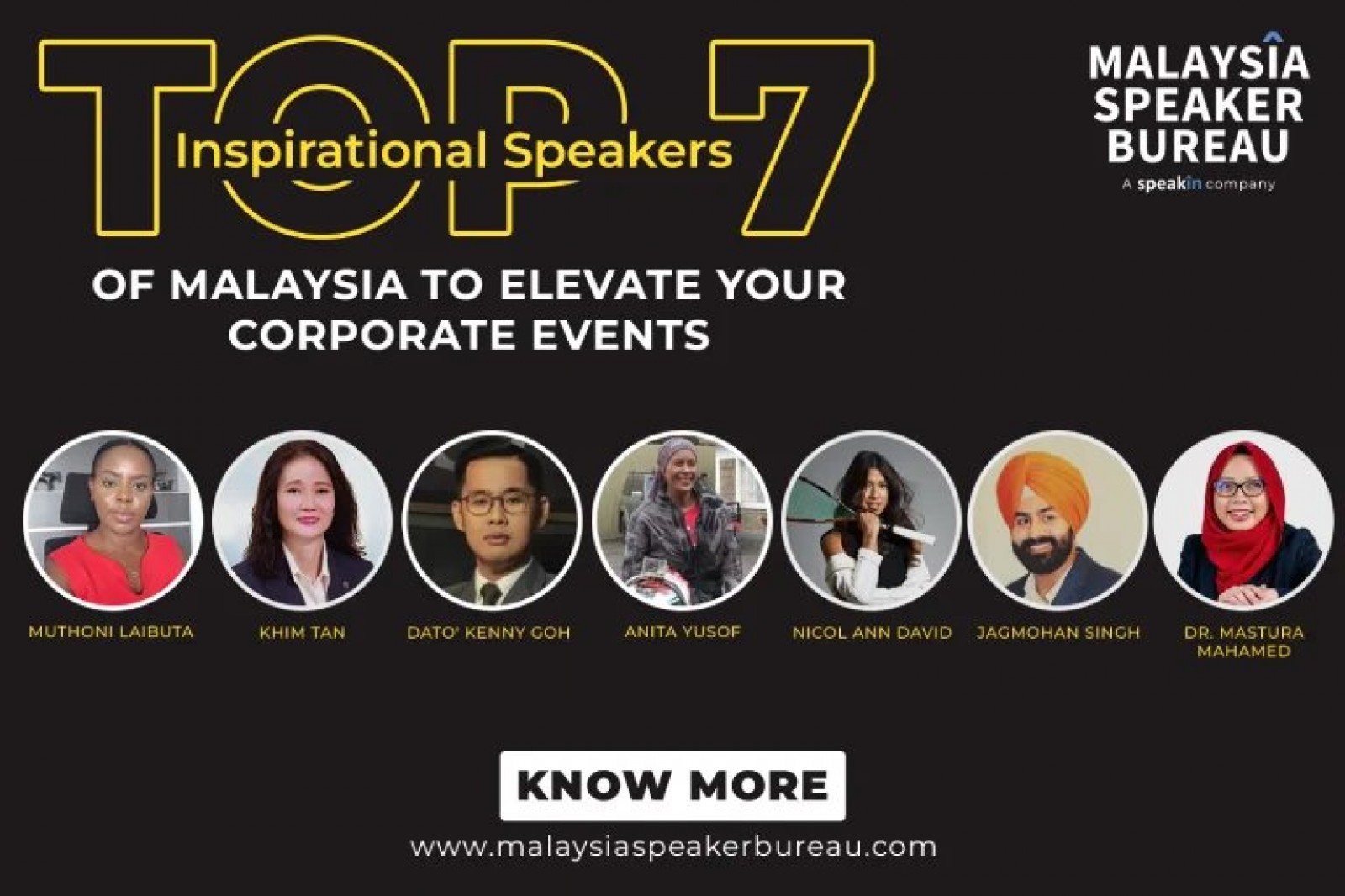 Top 7 Inspirational Speakers of Malaysia to Elevate Your Corporate Events