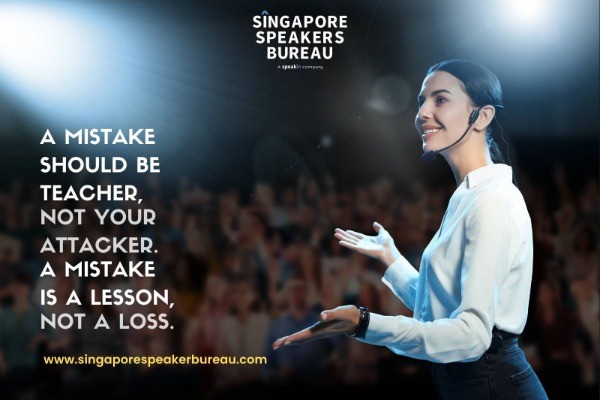 Singapore motivational speaker quote